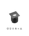 ASPEN * SEÑALIZADOR CUADRADO 3W 3000K GRIS OSCURO